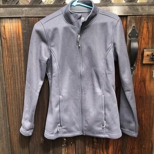 Charles river Gray zip up jacket